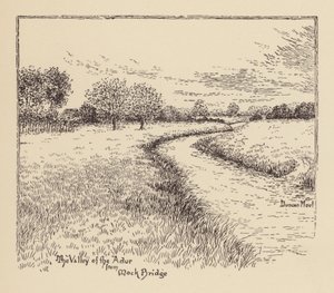 Sussex: Mock Bridge (litografia). tekijältä Duncan Moul