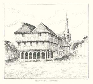 Moot Hall, Thaxted (litografia) tekijältä Duncan Moul