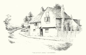 "The Running Horse", Leatherhead (litografia) tekijältä Duncan Moul