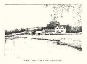 Water End, lähellä Great Gaddesdenia (litografia). tekijältä Duncan Moul