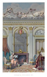 Sisustus Louis XVI:n alaisuudessa, 1885. tekijältä Durin