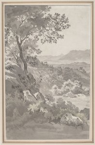 Laakso Italian Campagnassa tekijältä Dutch 19th Century