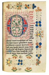 Tuntikirja ja rukouskirja hollanniksi, Ala-Rheinland, Emmerich, Cleves, n. 1480 tekijältä Dutch School