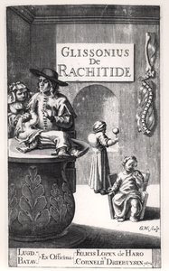 Francis Glisson (1597-1677), julkaistu Leidenissä, 1671 tekijältä Dutch School