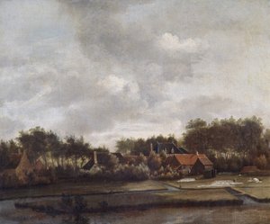 Maisema, jossa valkaisualue tekijältä Dutch School