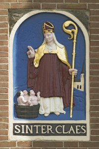 Joulupukin muistolaatta padossa tekijältä Dutch School