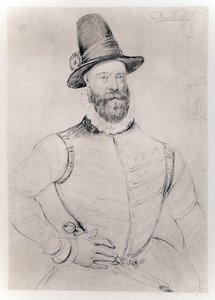 The Regent Morton (n. 1516-81) James I ja VI:sta, paina Manzi Joyant & Co. Paris tekijältä Dutch School