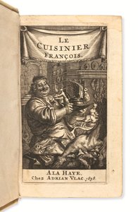 Le Cuisinier françois -teoksen etusivun kuva.