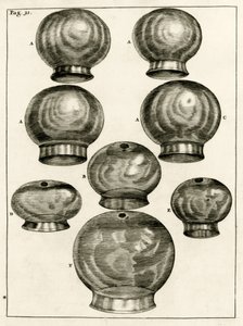 Erilaisia ​​kuppilasit, Frederik Dekkersin The Practice of Medicine, 1694 tekijältä Dutch School