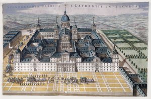 Näkymä Madridin Escorialille, n. 1662-5 tekijältä Dutch School
