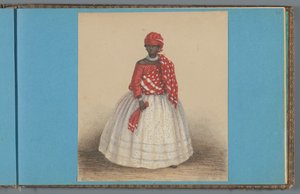 Nainen Surinamissa, 1860 tekijältä Dutch School