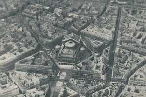 Pariisin keskusarkkitehtoninen piirre Street Designin ennakoinnilla parannettuina, vuodelta 1935 tekijältä ENA