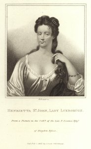 Henrietta St John Lady Luxborough tekijältä E. Bocquet