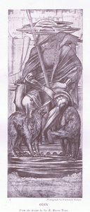 Odin - E Burne Jonesin suunnittelema 1920-luku tekijältä E. Burne Jones