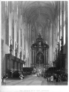 Pyhän Paavalin kirkko Antwerpenissä, 1800-luku