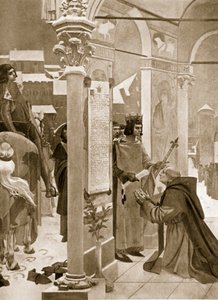 Saint Louis, kuvitus "Hutchinsonin kansojen historiasta", 1915 tekijältä E. Fiorillo
