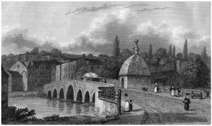 Bradford on Avon, Wiltshire, 1800-luku tekijältä E Francis