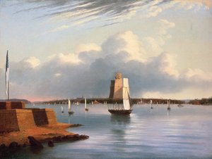 Baltimoren satama, 1852 tekijältä E. G. Coates