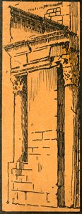 "Hotel du Nord-Pinuksen vieressä sijaitseva Forumin portiikko", 1920-luku.