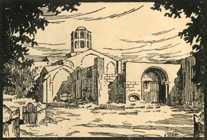 Les Alyscamps, Chapelle Shonorat - Alyscamps. ja kappeli St-Honorat, 1920-luku.