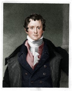 Humphry Davy, englantilainen kemisti, 1833 tekijältä E. Scriven