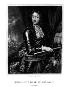 James Scott, Monmouthin ensimmäinen herttua, jonka jotkut tunnustivat Englannin James II:ksi, 1826.