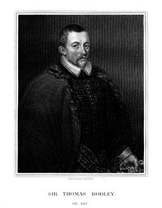 Sir Thomas Bodley, englantilainen Bodleian Libraryn perustaja, 1823