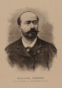 Muotokuva säveltäjä Alexandre Luiginista 1850-1906, 1887. tekijältä E. Sédard