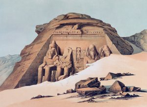 "Abu Simbelin temppeli", 1842-1845