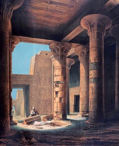 "The Inner Temple, Philae", Egypti, 1842