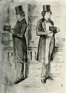Kriitikot, c1870, c1897 tekijältä E. and S. Woodbury