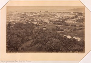 Guatemalan kaupunki Cerro del Carmenilta, Guatemala tekijältä Eadweard Muybridge