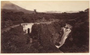 Michatoya-joen putoukset - Palin, Guatemala tekijältä Eadweard Muybridge