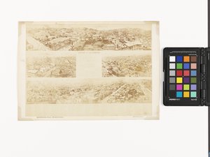 Avain San Franciscon panoraamaan California Street Hilliltä tekijältä Eadweard Muybridge