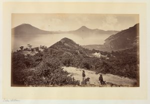 Amatitlán-järvi, Guatemala tekijältä Eadweard Muybridge
