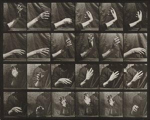 Käden liike; lyönnin aikaa tekijältä Eadweard Muybridge