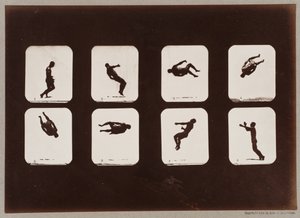Kilpi 106. Urheilijat, Twisting Summersault tekijältä Eadweard Muybridge
