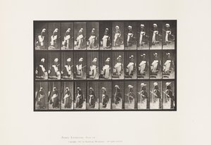 Levy 148. Laskeutuvat portaat, kääntyvä kantovesiämpäri tekijältä Eadweard Muybridge