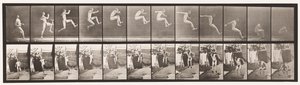 Levy 159. Hyppy; Juoksu laajahyppy (kengät) tekijältä Eadweard Muybridge