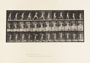 Levy 170. Kivestä kiveen puron toisella puolella, 1885 tekijältä Eadweard Muybridge