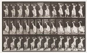 Lauta 190. Tanssii (nautch) tekijältä Eadweard Muybridge