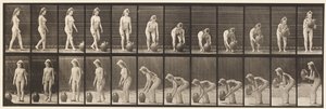 Levy 228. Vesipurkin kääntäminen ja nostaminen maasta tekijältä Eadweard Muybridge