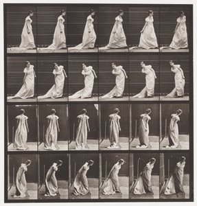 Levy 231. Kumartuminen järjestämään junan ja kääntymisen tekijältä Eadweard Muybridge