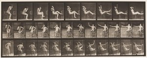 Lauta 247. Istuminen Jalat asettaminen tuolille tekijältä Eadweard Muybridge