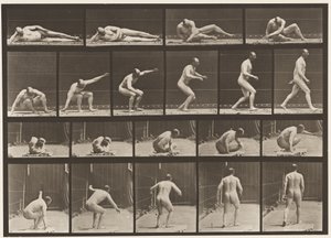 Levy 258. Nousevat maasta ja kävelevät pois tekijältä Eadweard Muybridge