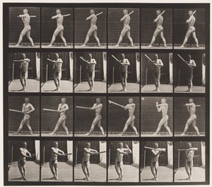 Lauta 274. Baseball; Lyöminen tekijältä Eadweard Muybridge
