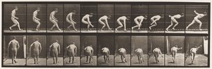 Lauta 287. Baseball; Pallon juokseminen ja poimiminen tekijältä Eadweard Muybridge