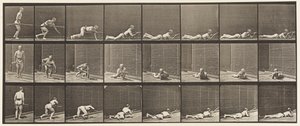 Levy 357. Makaa maassa ja ampuu tekijältä Eadweard Muybridge