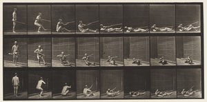 Levy 358. Selässä makaa ja ampua, 1872-1885 tekijältä Eadweard Muybridge