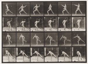 Levy 360. Keihäänheitto, 1872-1885 tekijältä Eadweard Muybridge